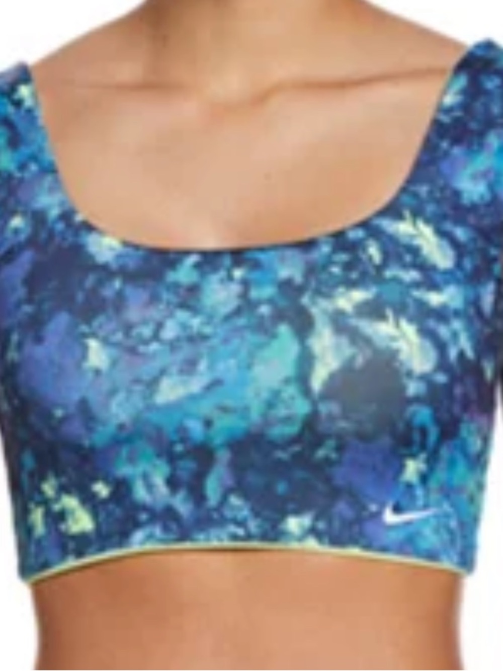 Nike Women's Earth Dye Reversible Crop Top Sz Large